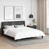 vidaXL 2-in-1 Bettdecke Weiß 200 x 200 cm Feder 42007666 Bild 1