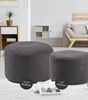 mokebo Pouf Der faule Lenz (aus Cordstoff), Sitzhocker XL, Bodenkissen, Fußhocker, Hocker, Sitzkissen in Anthrazit Bild 2