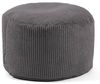 mokebo Pouf Der faule Lenz (aus Cordstoff), Sitzhocker XL, Bodenkissen, Fußhocker, Hocker, Sitzkissen in Anthrazit Bild 4