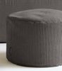 mokebo Pouf Der faule Lenz (aus Cordstoff), Sitzhocker XL, Bodenkissen, Fußhocker, Hocker, Sitzkissen in Anthrazit Bild 3