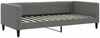 vidaXL Tagesbett mit Matratze Dunkelgrau 100x200 cm Stoff 3196566 Bild 3