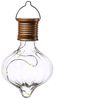 MARELIDA LED Solarleuchte LED Solar Glühbirne Gartenleuchte Balkon Kugelleuchte H: 11,7cm klar, LED Classic, warmweiß (2100K bis 3000K) Bild 3