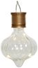 MARELIDA LED Solarleuchte LED Solar Glühbirne Gartenleuchte Balkon Kugelleuchte H: 11,7cm klar, LED Classic, warmweiß (2100K bis 3000K) Bild 2