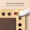 nobleza Kratzpappe Katzen kratzbrett mit Minze 3 in 1 Wellpappe Kratzmatte Katze Bild 3