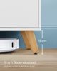 VASAGLE TV-Schrank, Fernsehtisch mit 2 Türen, 160 cm lang, TV-Regal für Fernseher bis zu 65 Zoll, verstellbare Ablagen, für Wohnzimmer, Esszimmer, Schlafzimmer, schneeweiß LTVDE030W01 Bild 4