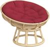 vidaXL Kissen Rund Weinrot Ø 100x11 cm Oxford-Gewebe 361971 Bild 3