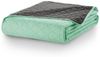 DecoKing Tagesdecke Bettüberwurf 170x210 cm Minze Grau Steppdecke Überwurf Zweiseitig Gesteppt Prägemuster Rauten Stahl Anthrazit Axel 170x210 cm Bild 4