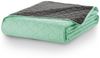 DecoKing Tagesdecke Bettüberwurf 170x210 cm Minze Grau Steppdecke Überwurf Zweiseitig Gesteppt Prägemuster Rauten Stahl Anthrazit Axel 170x210 cm Bild 5
