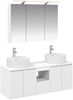 vidaXL Badezimmerschrank-Set 4 pcs Weiß Holzwerkstoff 3406455 Bild 2