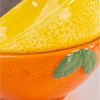 Levandeo® Dipschale 2er Set Dip Schalen Ø11cm 150ml Zitrone Orange Keramik Schüssel Snack, (Set) Bild 4