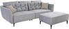 Jockenhöfer Gruppe Big-Sofa Spa, im Retrolook mit Wellenfederung, und frei im Raum stellbar, inkl. 7 Kissen Bild 3