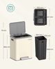 Songmics Mülleimer, Küche, Mülltrennsystem 2x15 L, 2 Fächer für Recycling und Restmüll Bild 4