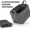 N8WERK Aufbewahrungskorb Filz 35cm dunkelgrau mit Henkel Bild 5