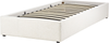Bett mit Stauraum DINAN 90 x 200 cm Bouclé Cremeweiß Bild 5