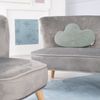 roba Kuschelkissen 'roba Style' für Kinder - Flauschiges Dekokissen in Wolken-Form - Frosty Green Bild 3
