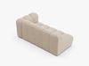 Micadoni Modulares Sofa Lupine 3-Sitzer Rechts Boucle Baloo Beige Bild 3