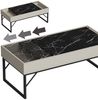 Couchtisch Lunero Creme 105 x 50 cm Vicco Bild 5