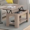 Couchtisch Lorenz Sonoma 100 x 50 cm mit Liftfunktion Vicco Bild 5