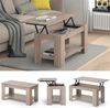 Couchtisch Lorenz Sonoma 100 x 50 cm mit Liftfunktion Vicco Bild 2