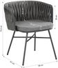 Homestyle4u Gartenmöbel Set, Poly Rattan , Grau Bild 3