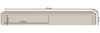 Selsey 'Luvio Slim' TV-Board hängend, Kaschmirgrau, 175 cm Bild 5