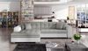ELTAP 'Sorento', Ecksofa, Eckcouch, Hellgrau / Off-White, 78 x 194 x 296 cm, Links Bild 2