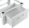 Waschmaschinen-Sockel mit Schublade Stahl Max. 150 kg en. casa Bild 5
