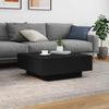 Couchtisch, Sofatisch Schwarz 80x80x31 cm Holzwerkstoff Bild 3