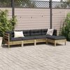 vidaXL 5-tlg. Garten-Sofagarnitur mit Kissen Kiefernholz Imprägniert 3299395 Bild 3