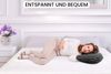 Amilian Stillkissen Schwangerschaftskissen Stillhörnchen mit Bezug, Pregnancy Pillow, Stillkissen klein - Lagerungskissen Erwachsene, Stillmond - Lagerungskissen für Mütter und Babys Bild 4