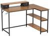 Mondeer Eckschreibtisch L-Förmiger Computertisch, mit 2 Regalen links oder rechts, mit Monitorhalterung, 120x88.5x90 cm Bild 4