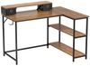 Mondeer Eckschreibtisch L-Förmiger Computertisch, mit 2 Regalen links oder rechts, mit Monitorhalterung, 120x88.5x90 cm Bild 5