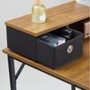 Mondeer Eckschreibtisch L-Förmiger Computertisch, mit 2 Regalen links oder rechts, mit Monitorhalterung, 120x88.5x90 cm Bild 3