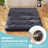 Japanische Futon Matratze mit Waschbarem Bezug &Tragetasche Tatami-Matte Schwarz 140 x 200 cm Bild 4