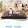Japanische Futon Matratze mit Waschbarem Bezug &Tragetasche Tatami-Matte Schwarz 140 x 200 cm Bild 5