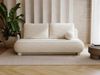 Compleo Schlafsofa Sofa ohne Armlehnen, moderne runde Form, Moderne Couch, Viele Farben zur Auswahl, Breite: 209 cm Bild 2