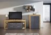 Wandregal >NORA< in Matera-Artisan Eiche - 100x53x19,5cm (BxHxT) Bild 2