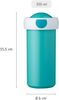 Mepal - Verschlussbecher Campus - Trinkbecher - Auslaufsicherer Wasserflasche für Kinder - Wiederverwendbarer Becher - BPA-frei & Spülmaschinenfest - 300 ml - Disney Princess Bild 3
