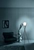 EGLO Salvezinas Stehlampe mit drehbarem Leselicht, modernes Design, Metall in Nickel matt, E27 Fassung, Leselampe integriert, Wohn- & Schlafzimmer, energiesparend Bild 2