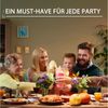 KingLux Mehrwegbecher 50 Stück 500ml Partybecher Set mit Deckel für Getränke und Events, Polypropylen, (50-tlg, 50stk. Partybecher Set), mit Deckel Bild 4