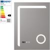 LED-Badspiegel Chambave 60x80 cm Silberfarben [pro. tec] Bild 3