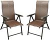 DEGAMO Gartensessel ANTIBES (2-St, 2er Set), Metall + Polyrattan braun, faltbar, 7-fach verstellbar Bild 2
