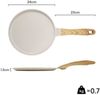 Crepe Pfanne 24cm Granit-Antihaftbeschichtung Bakelitgriff für alle Herde Bild 2