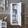 Roomart LYCIA-50 Badmöbel - nur Hochschrank - H 114 x B 32 x T 35 cm • Weiß Bild 4
