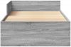 vidaXL Bettgestell Grau Sonoma 90x190 cm Holzwerkstoff 849591 Bild 5