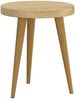 3-tlg. Beistelltisch-Set Hellbraun MDF und Eisen Bild 4