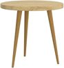 3-tlg. Beistelltisch-Set Hellbraun MDF und Eisen Bild 2