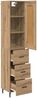 vidaXL Highboard Artisan-Eiche 34,5 x 34 x 180 cm Holzwerkstoff 3416009 Bild 5