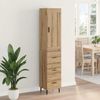 vidaXL Highboard Artisan-Eiche 34,5 x 34 x 180 cm Holzwerkstoff 3416009 Bild 4