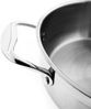 Sunay Gold Series Kochtopf aus hochwertigem Edelstahl mit Deckel in Silber 8,5 L Bild 5